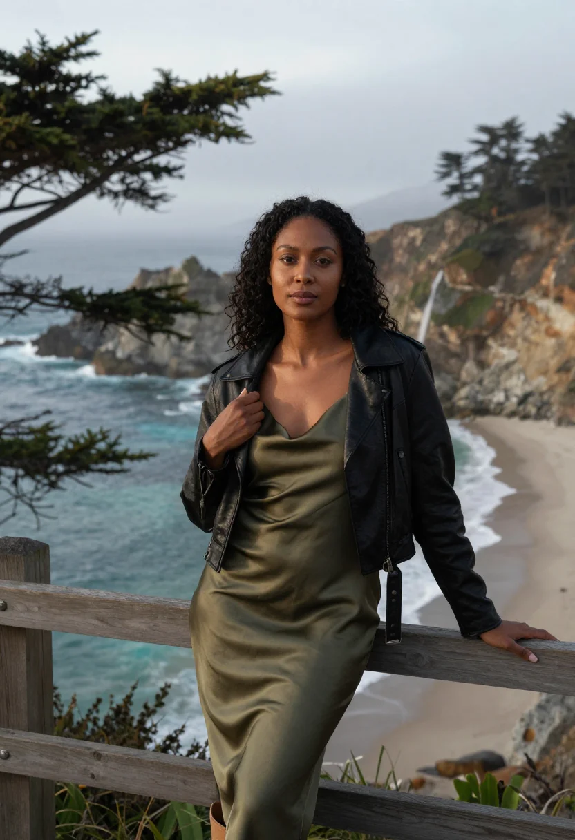 AI big sur sample — portrait of a woman, half-length portrait of an African-Amer
