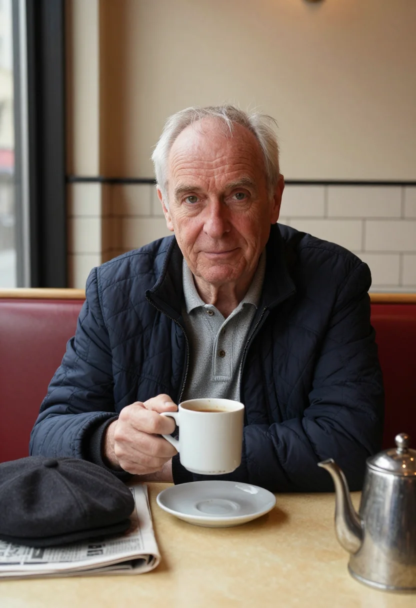 AI black cab sample — portrait of a man, head-and-shoulders portrait of an English