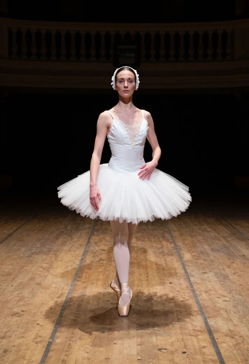 AI black swan sample — portrait of a woman, a Western-European woman with fair skin