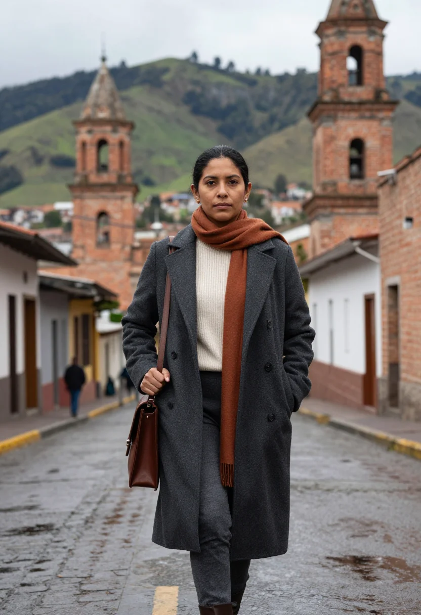 AI bogota chapinero sample — portrait of a woman, three-quarter-length portrait of a Colo