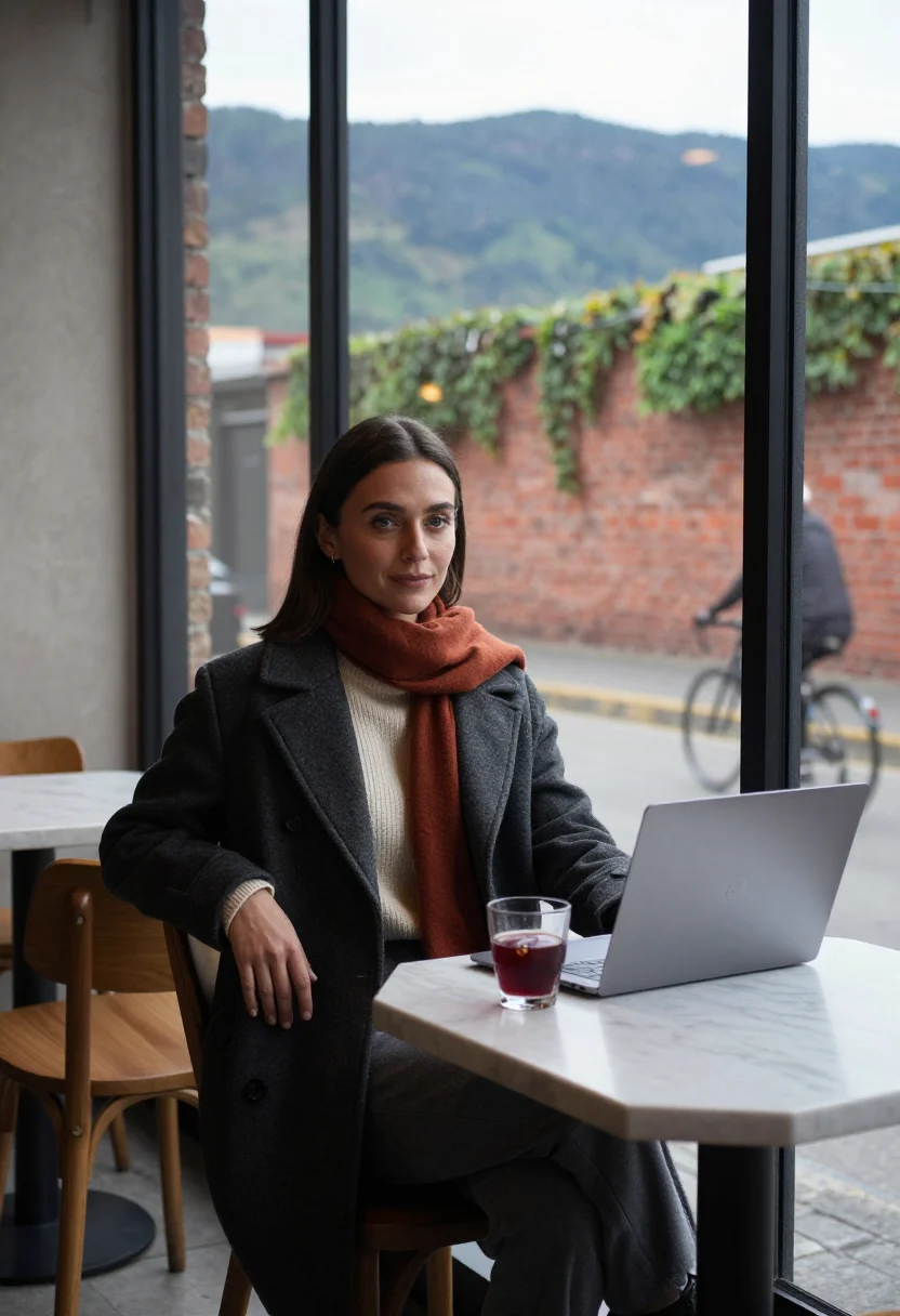 AI bogota chapinero sample — portrait of a woman, three-quarter-length portrait of a Bogo