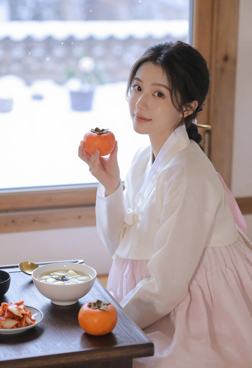 AI bosingak bell seoul sample — portrait of a woman, tight three-quarter portrait of a Korea