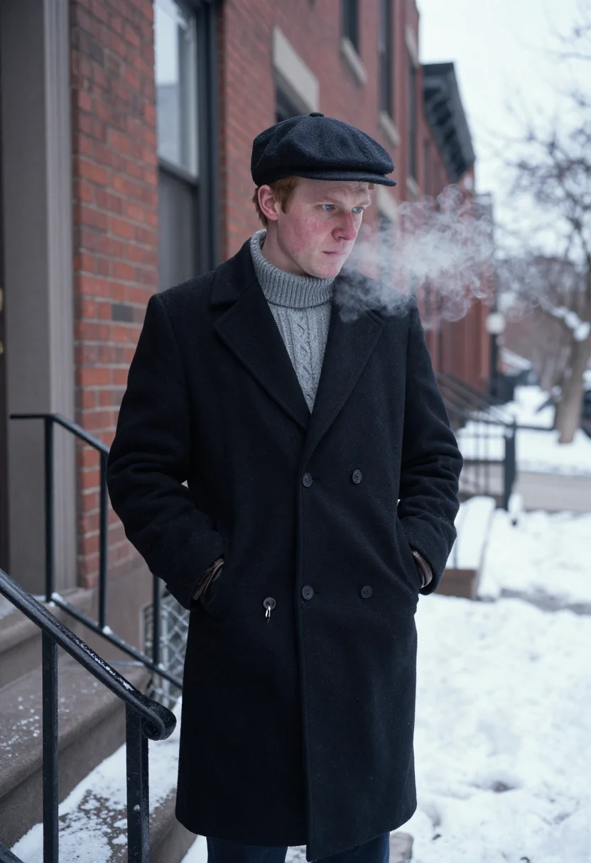 AI boston irish mob sample — portrait of a man, three-quarter-length figure of an Irish-A