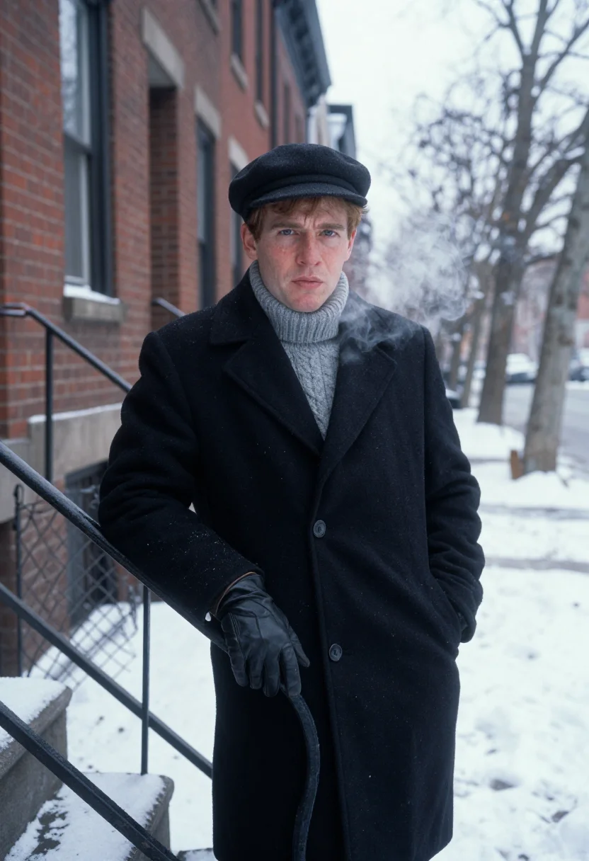 AI boston irish mob sample — portrait of a man, close half-length figure of an Irish-Amer