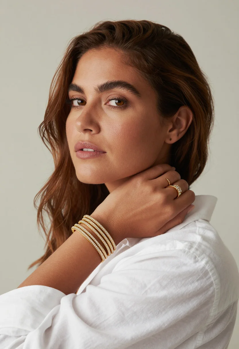 AI boucheron sample — portrait of a woman, close chest-up portrait of a Latin-Amer