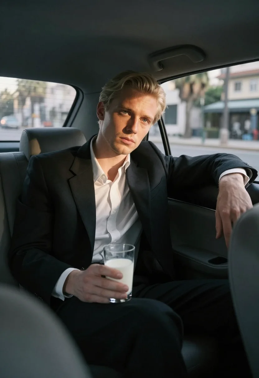 AI bowie thin white duke sample — portrait of a man, half-length portrait of a Western-Europea
