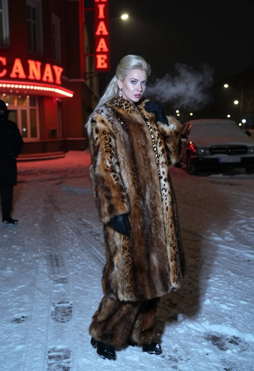 AI bratva queen sample — portrait of a woman, full-length figure of a Slavic woman in