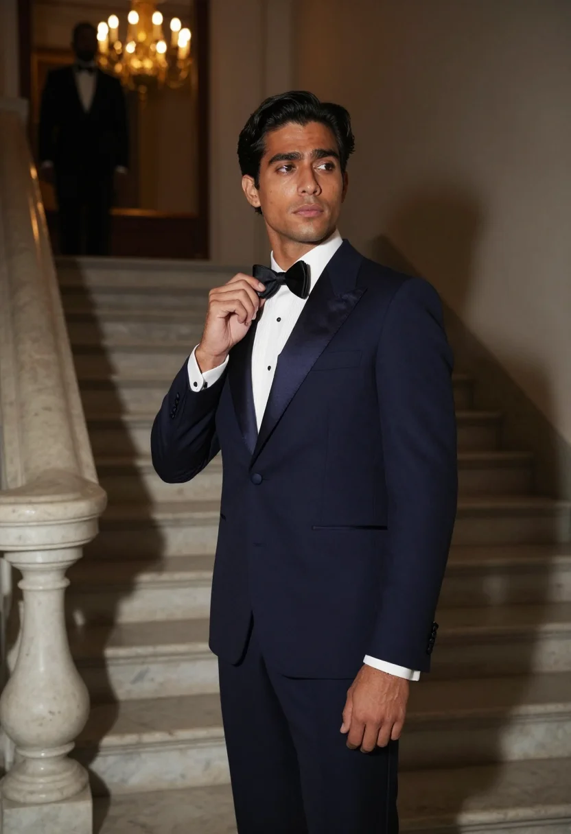 AI brioni roma sample — portrait of a man, half-length portrait of a Roman man in hi