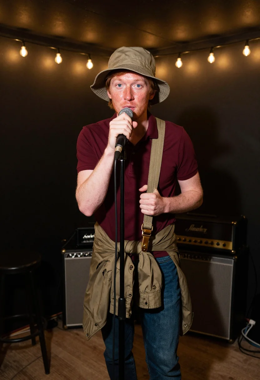 AI britpop camden sample — portrait of a man, tight chest-up portrait of a Western-Euro