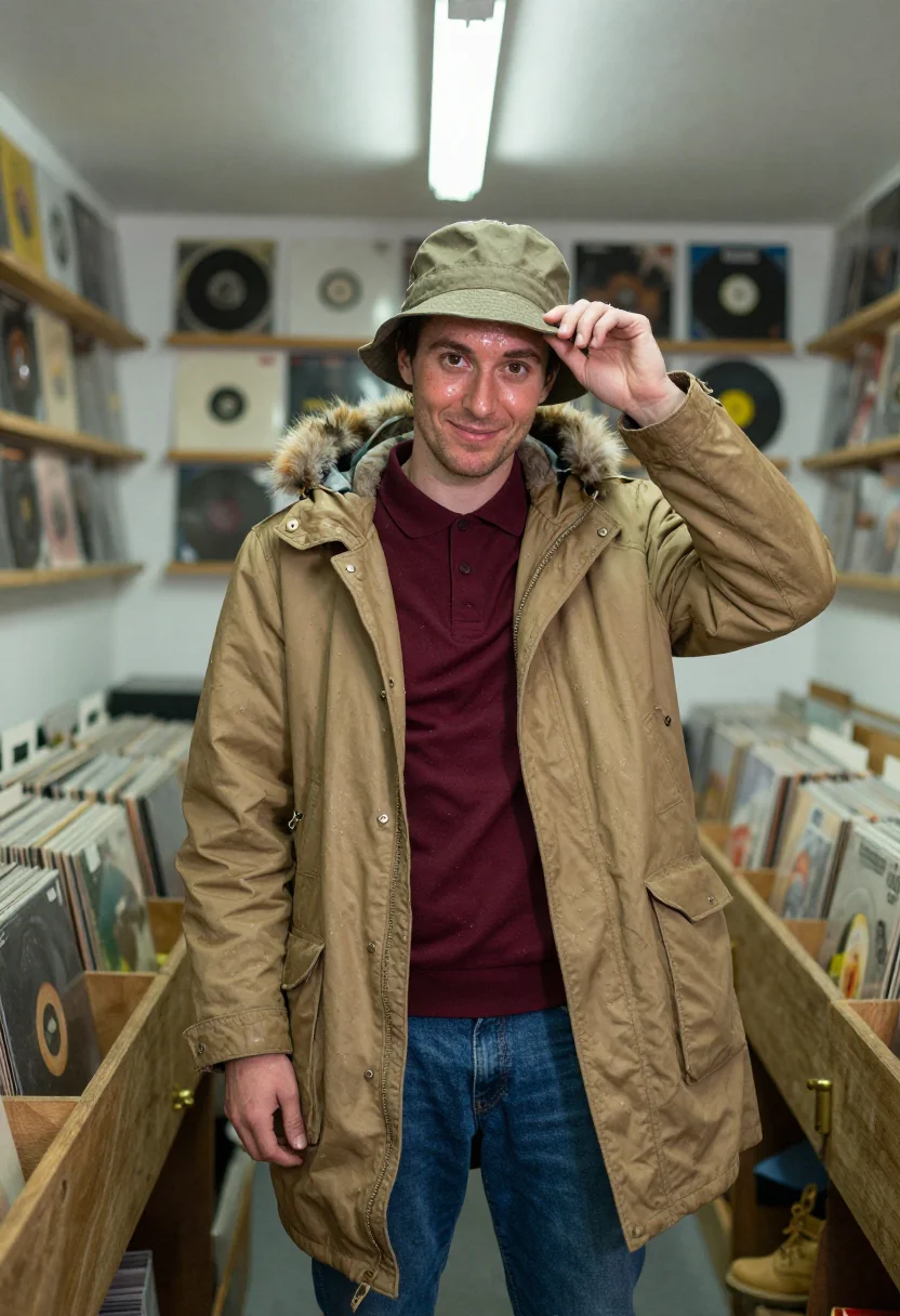 AI britpop camden sample — portrait of a man, tight chest-up portrait of a Western-Euro