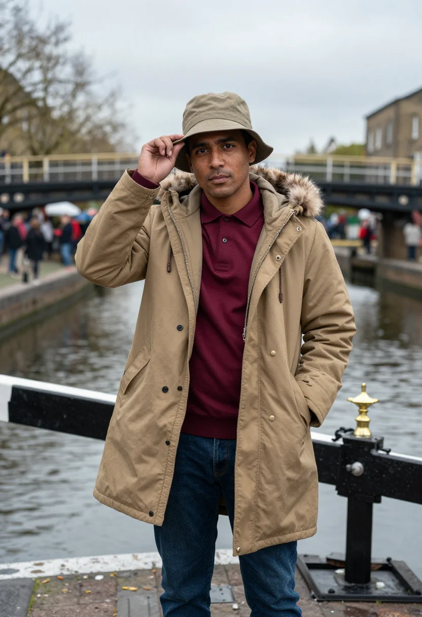 AI britpop camden sample — portrait of a man, tight chest-up portrait of a Western-Euro