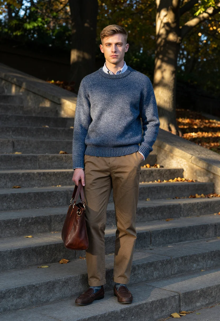 AI brooks brothers ivy sample — portrait of a man, full-length portrait of an American man i