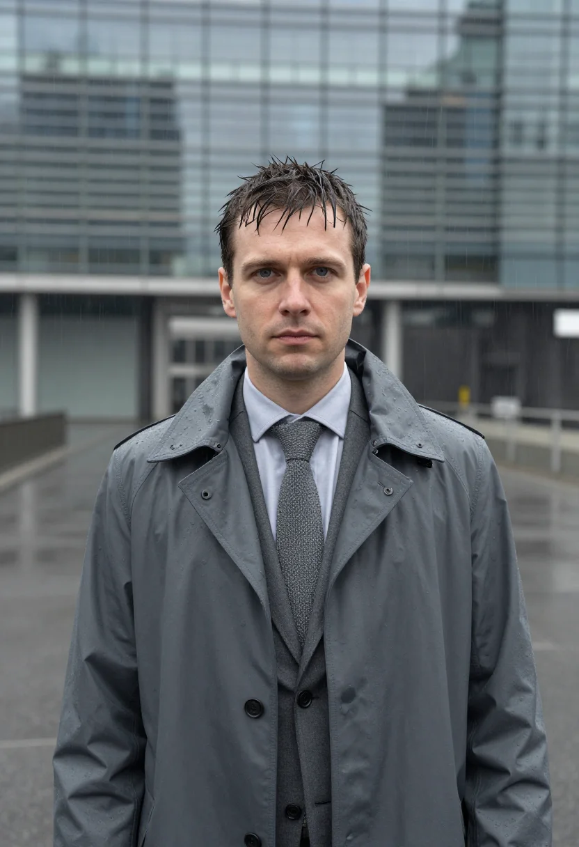 Example portrait from the AI Brussels Rain Grey — Free Preview, Train Once