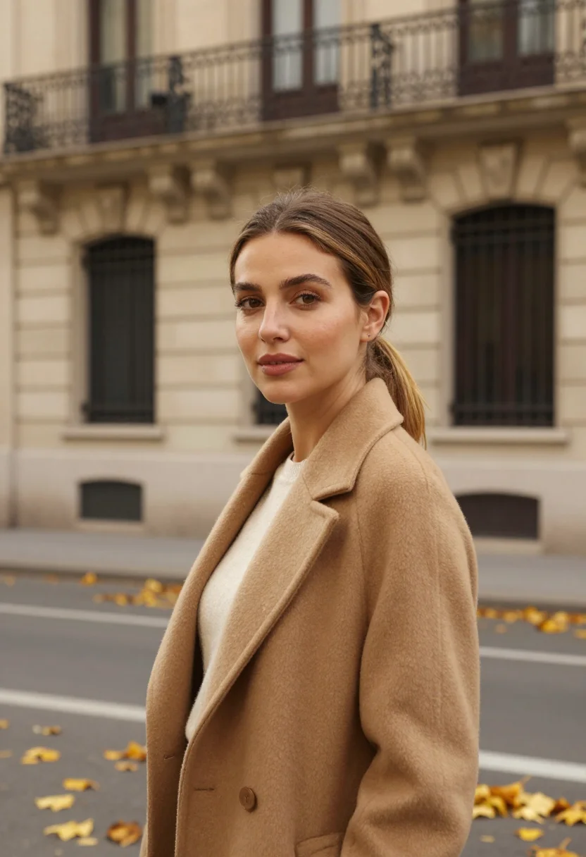 AI buenos aires autumn april plane gold sample — portrait of a woman, an Argentine traveller in her late twen