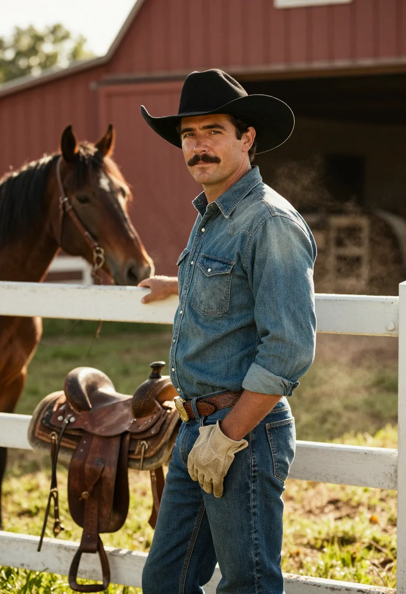 AI burt reynolds sample — portrait of a man, three-quarter-length portrait of a Wester