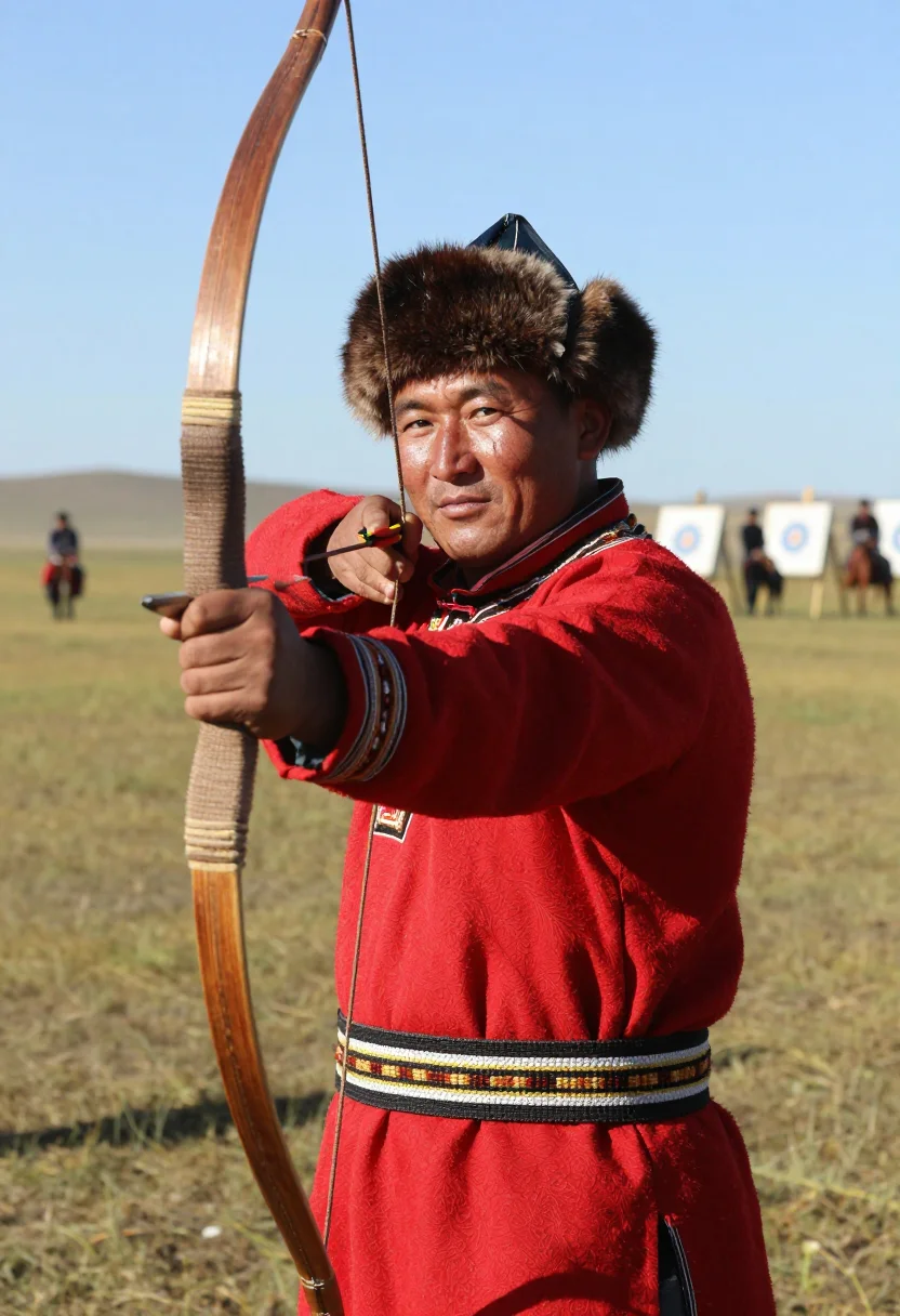 Example portrait from the AI Buryat Degel Men — Free Preview, Train Once