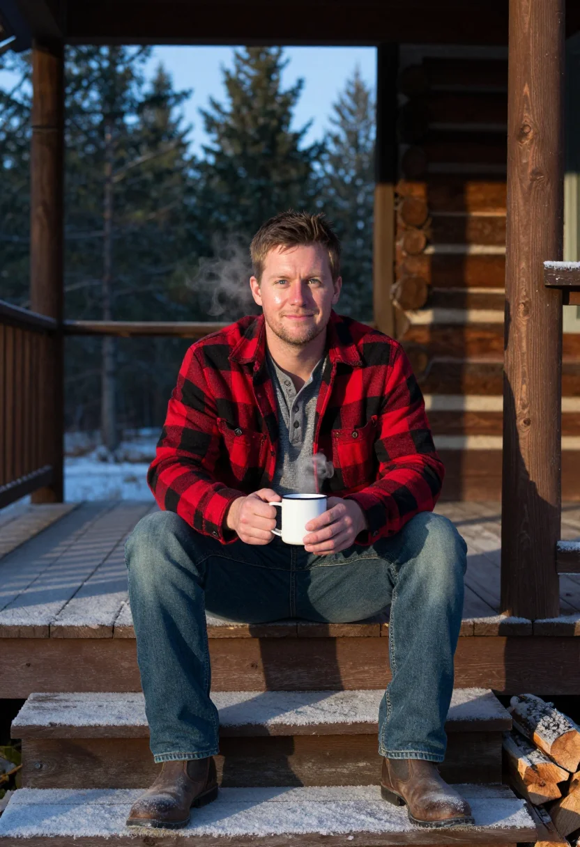 Example portrait from the AI Cabin Weekend — Free Preview, Train Once