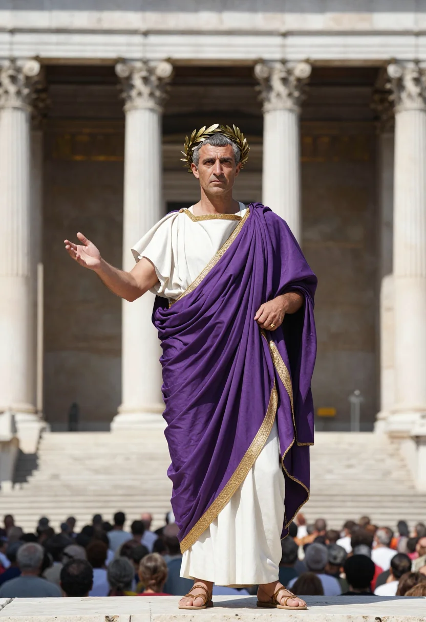 Example portrait from the AI Caesar — Free Preview, Train Once