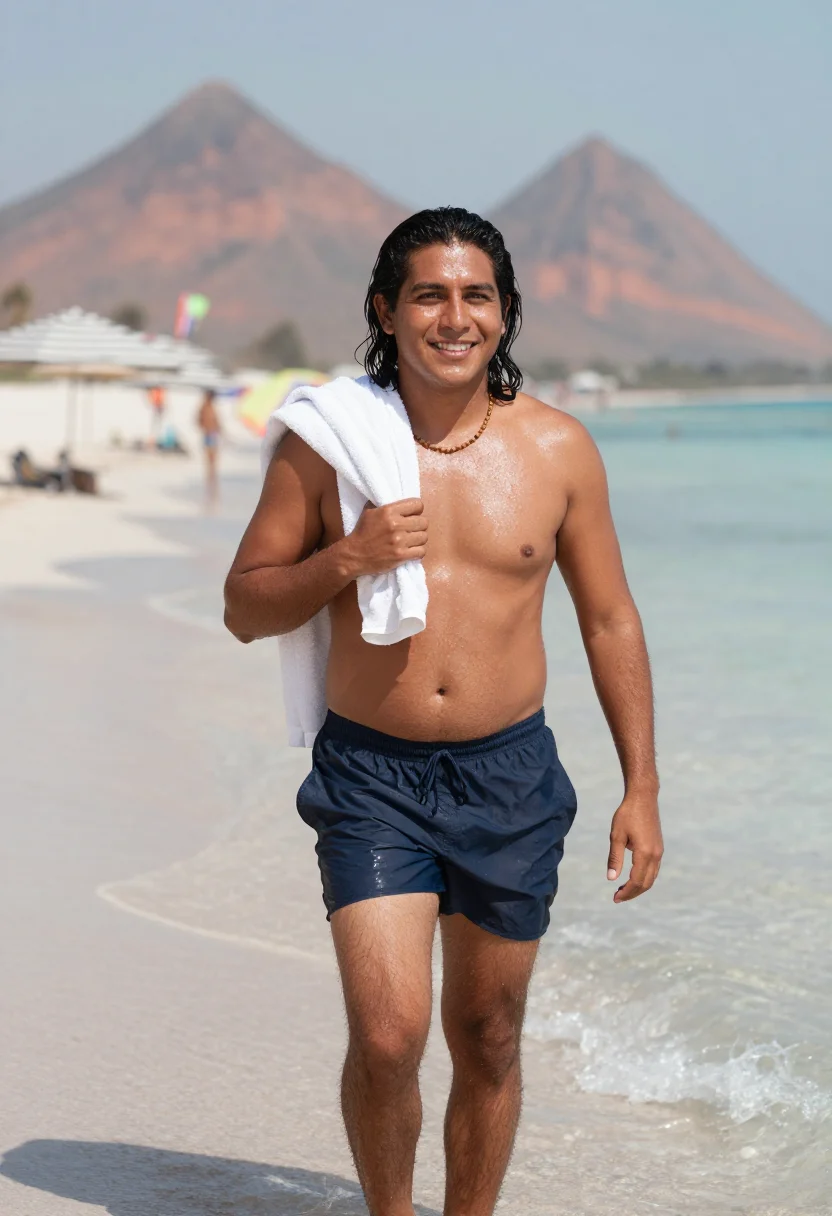 AI caetano tropicalia sample — portrait of a man, half-length portrait of a Latin-American