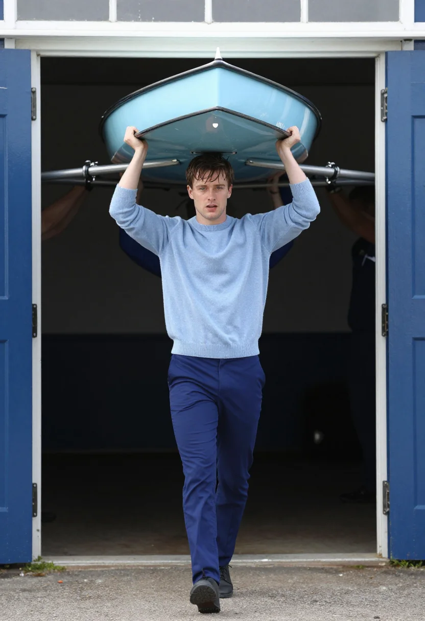 AI cambridge blue sample — portrait of a man, full-length portrait of a man in his late