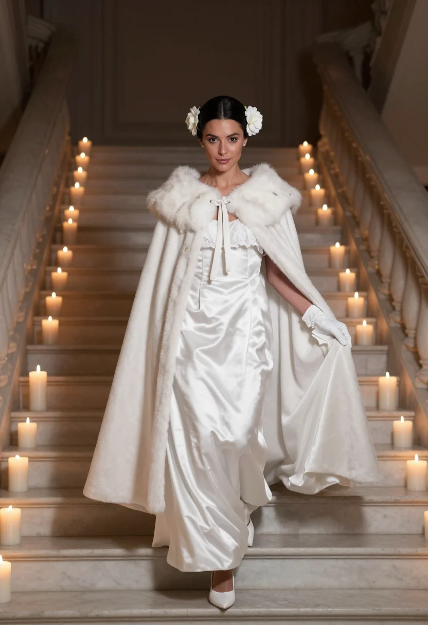 AI camelia blanc sample — portrait of a woman, a Western-European woman in her twentie