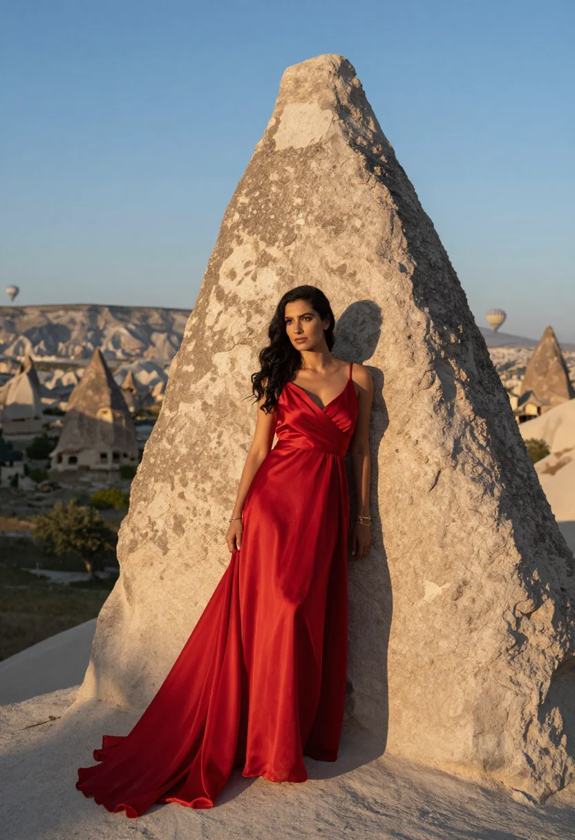 AI cappadocia sample — portrait of a woman, three-quarter-length portrait of a Lati