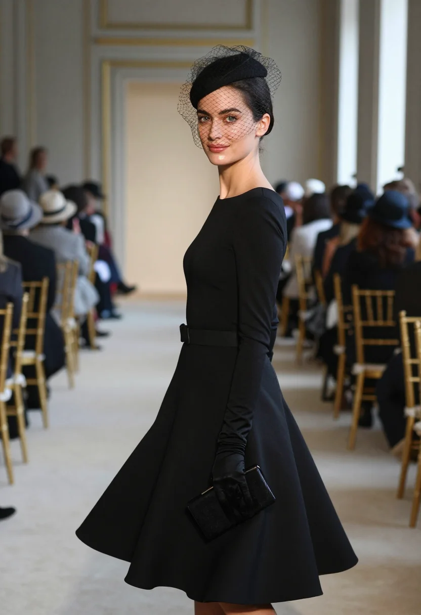 AI capucine sample — portrait of a woman, half-length over-the-shoulder portrait