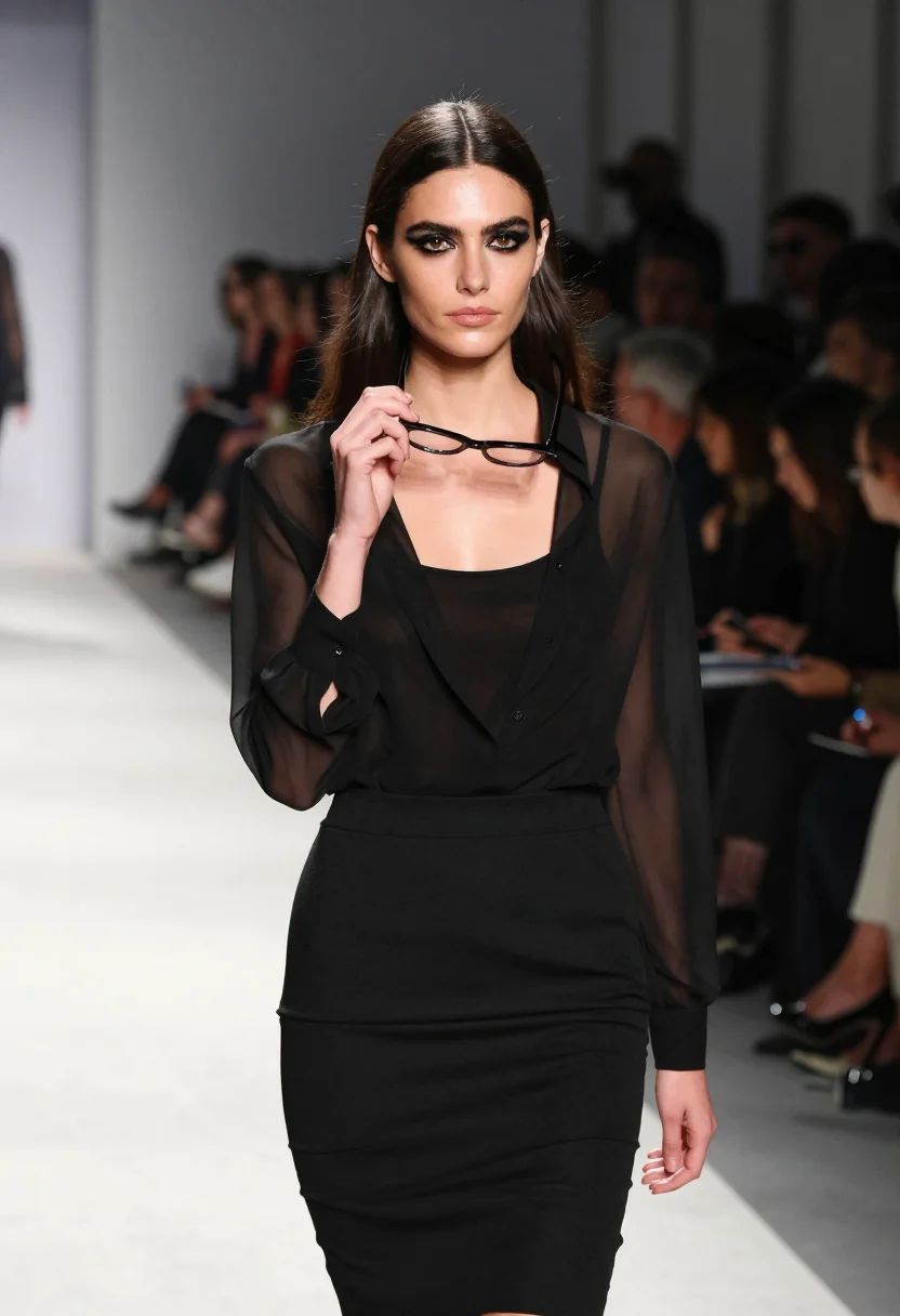 AI carine roitfeld sample — portrait of a woman, head-and-shoulders portrait of a French