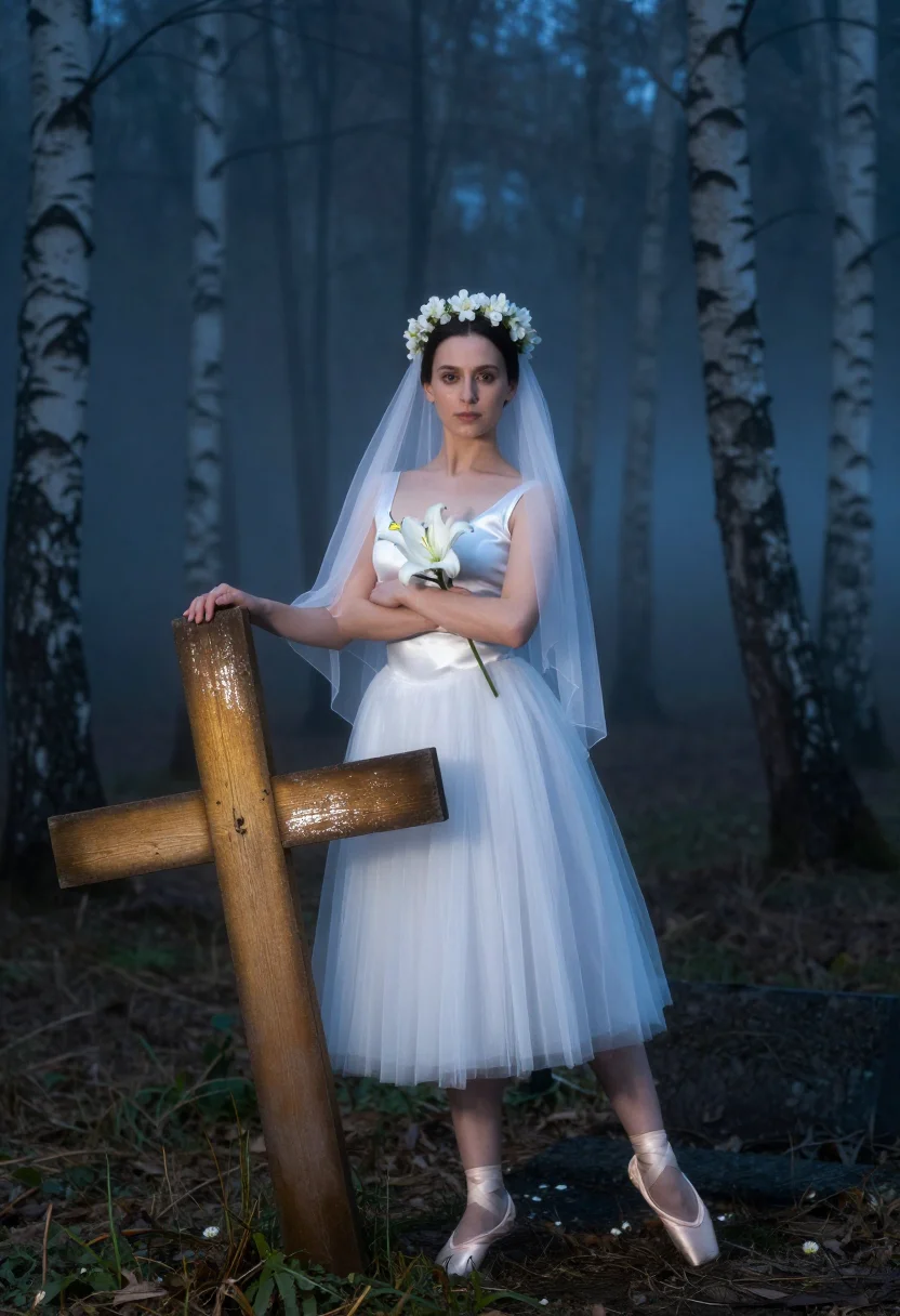 AI carlotta grisi giselle sample — portrait of a woman, full-length portrait of a woman of Nort