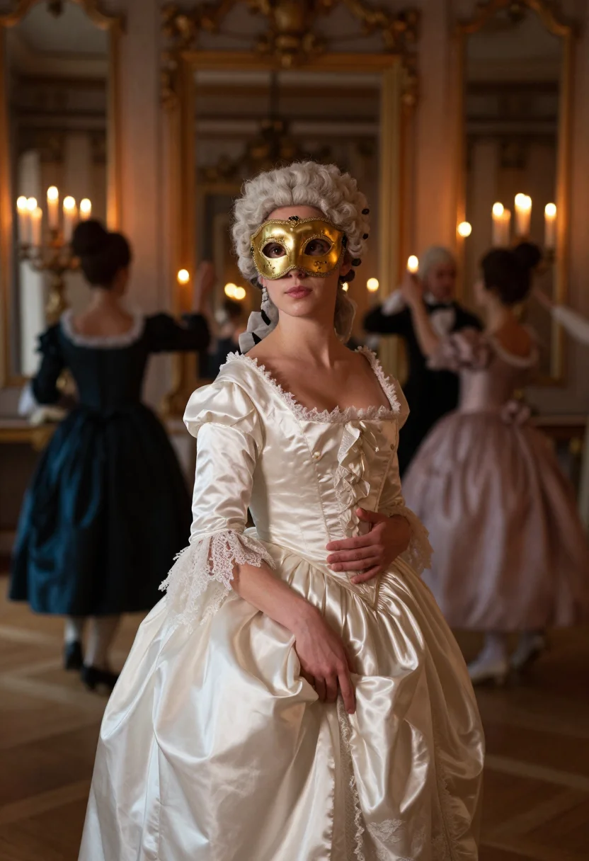 AI carnevale venezia sample — portrait of a woman, half-length portrait of a Western-Europ