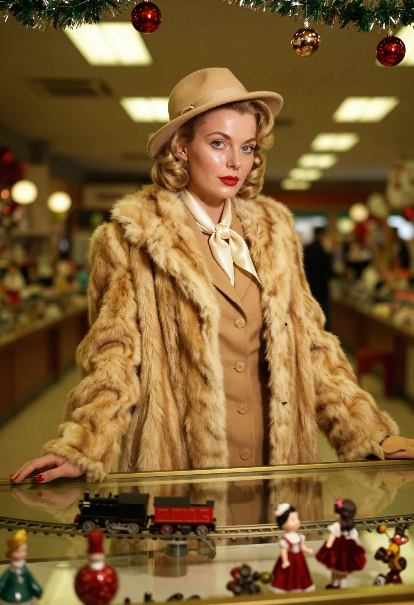 AI carol 1952 sample — portrait of a woman, three-quarter-length portrait of a West