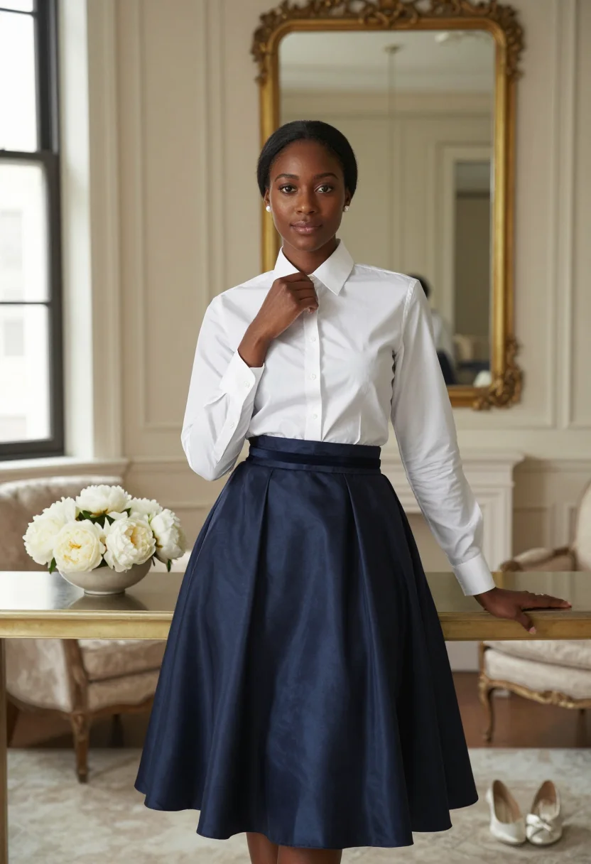 AI carolina herrera sample — portrait of a woman, close half-length portrait of a Black w