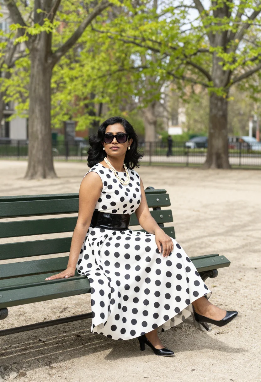 AI carolina herrera sample — portrait of a woman, full-length portrait of a South-Asian w