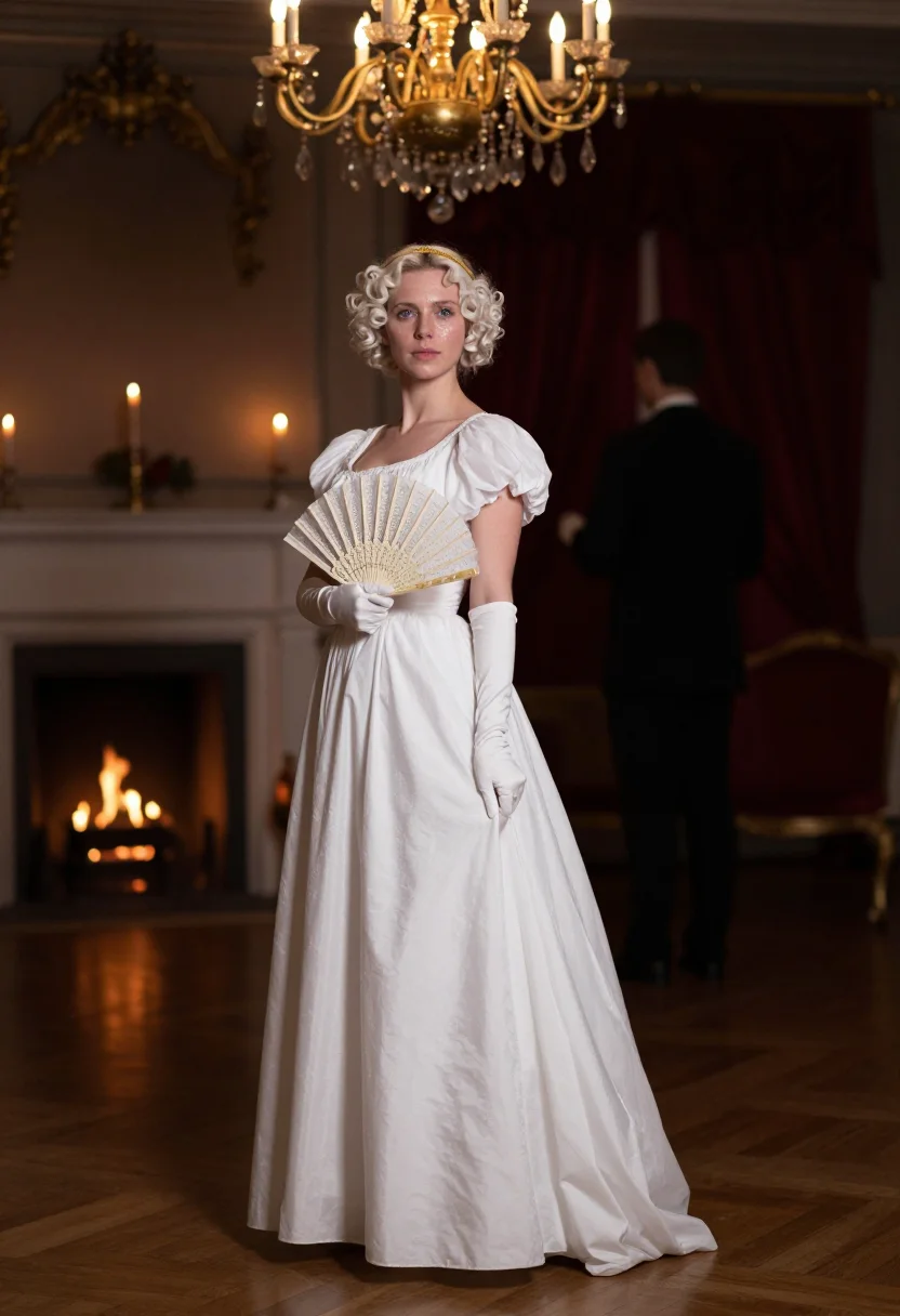AI caroline lamb sample — portrait of a woman, full-length portrait of a white woman o