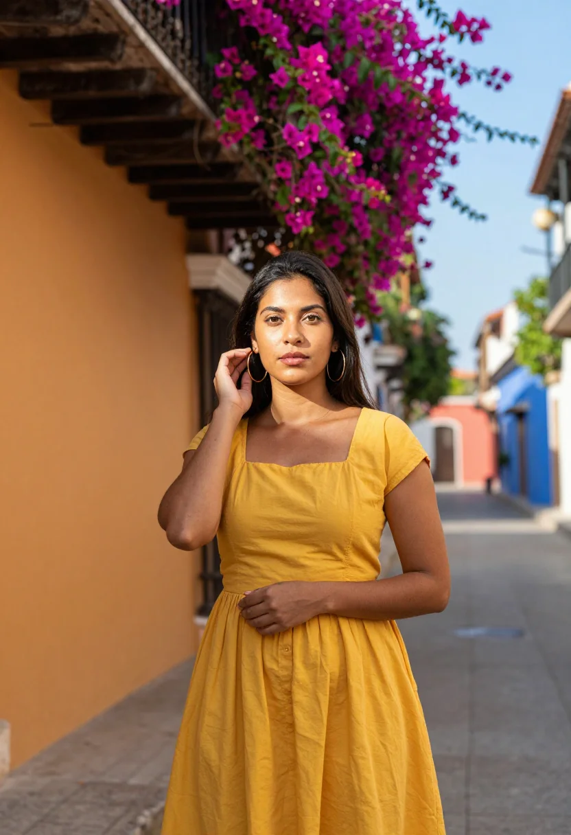 AI cartagena sample — portrait of a woman, half-length portrait of a Western-Europ