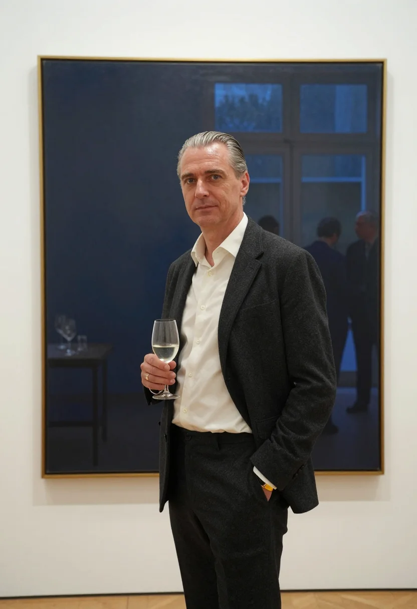 AI cartier tank sample — portrait of a man, three-quarter-length portrait of a Wester