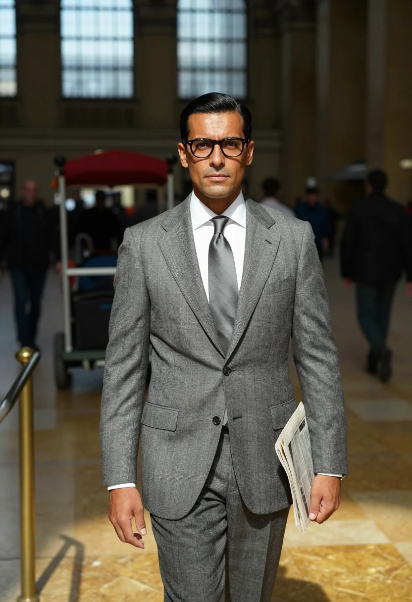 AI cary grant sample — portrait of a man, close half-length portrait of a Western-E