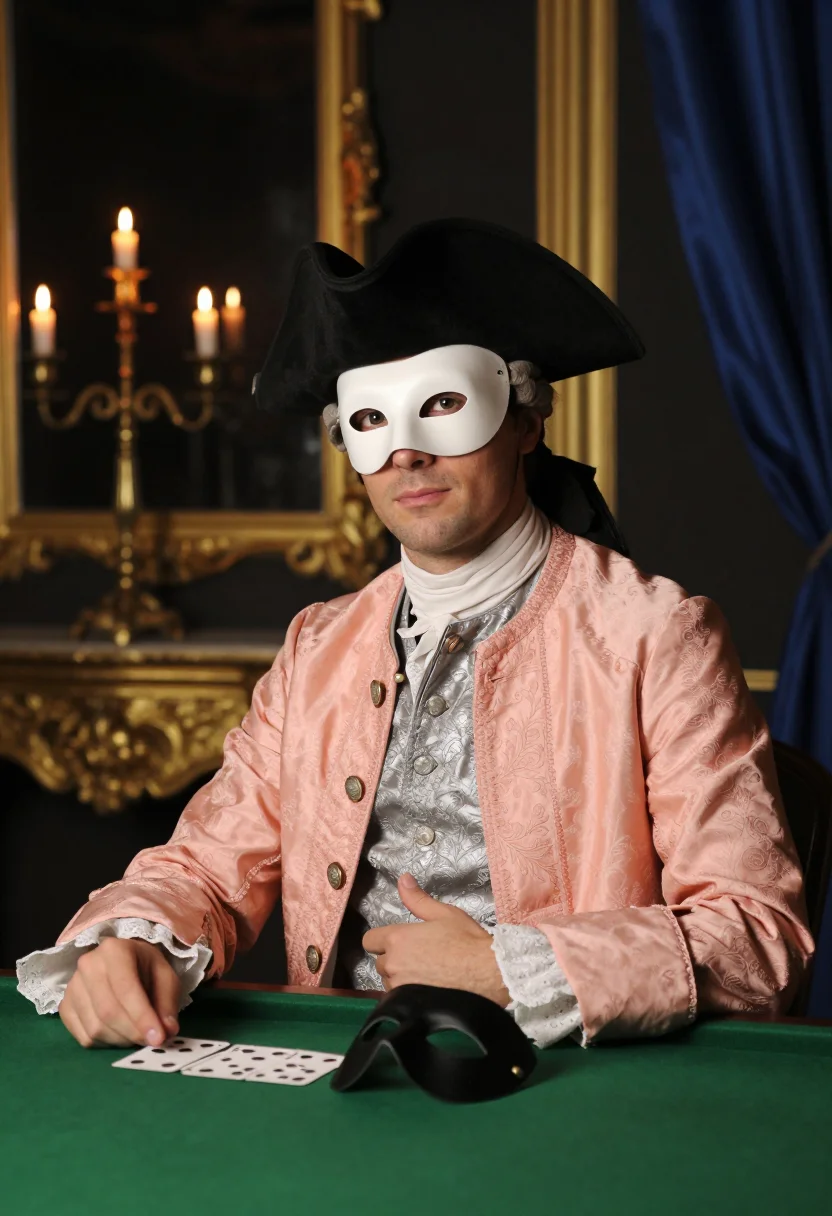 AI casanova sample — portrait of a man, half-length portrait of a white man of We