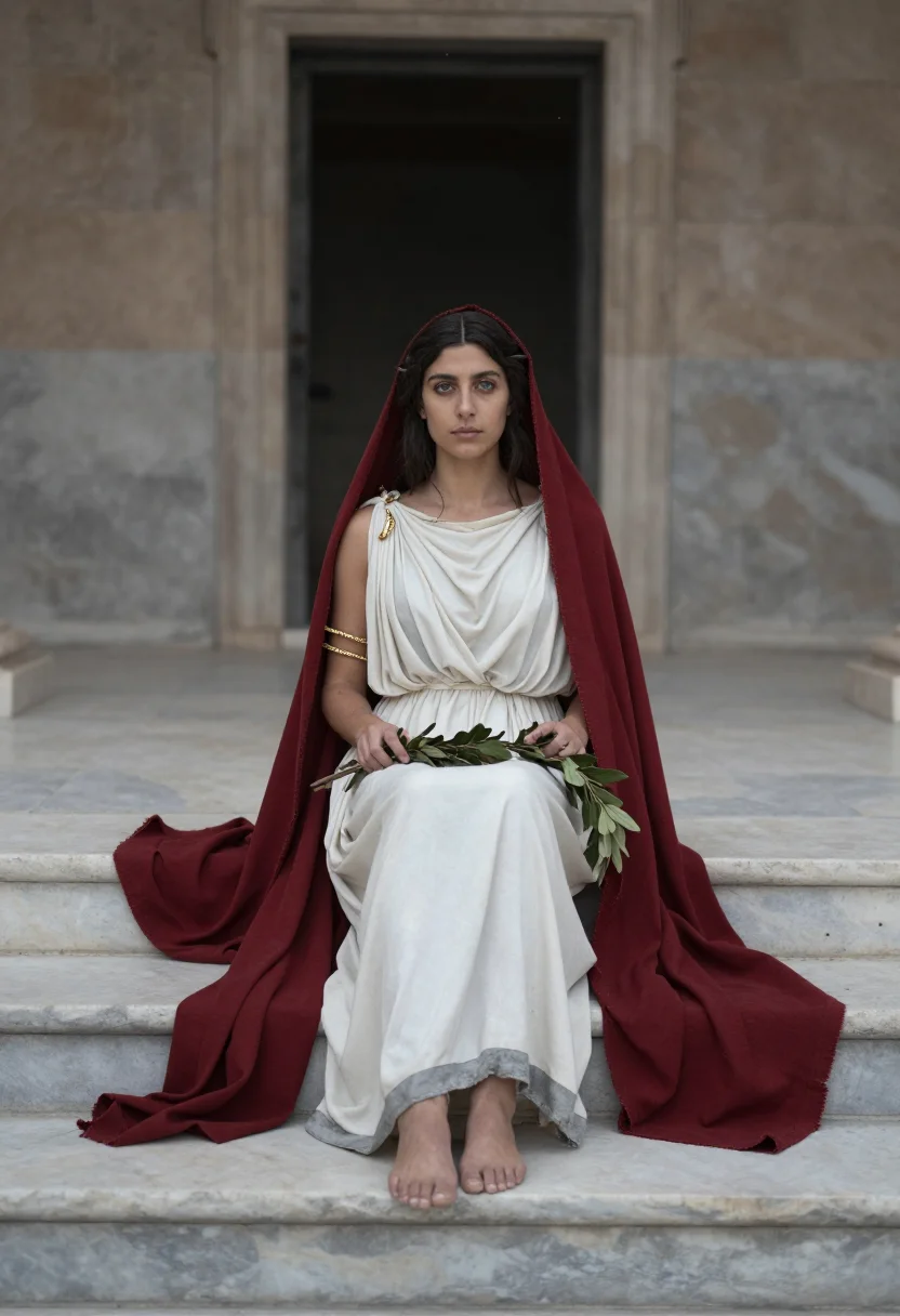 AI cassandra sample — portrait of a woman, full-length portrait of a Greek woman i