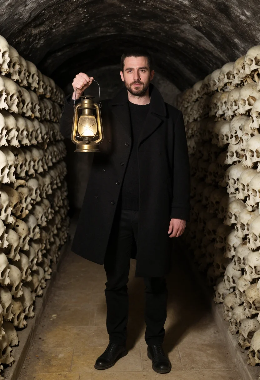 Example portrait from the AI Catacombes Paris — Free Preview, Train Once