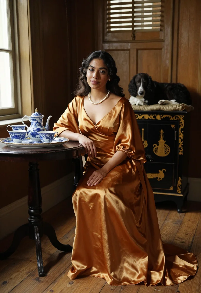AI catherine of braganza sample — portrait of a woman, full-length portrait of a Portuguese wo