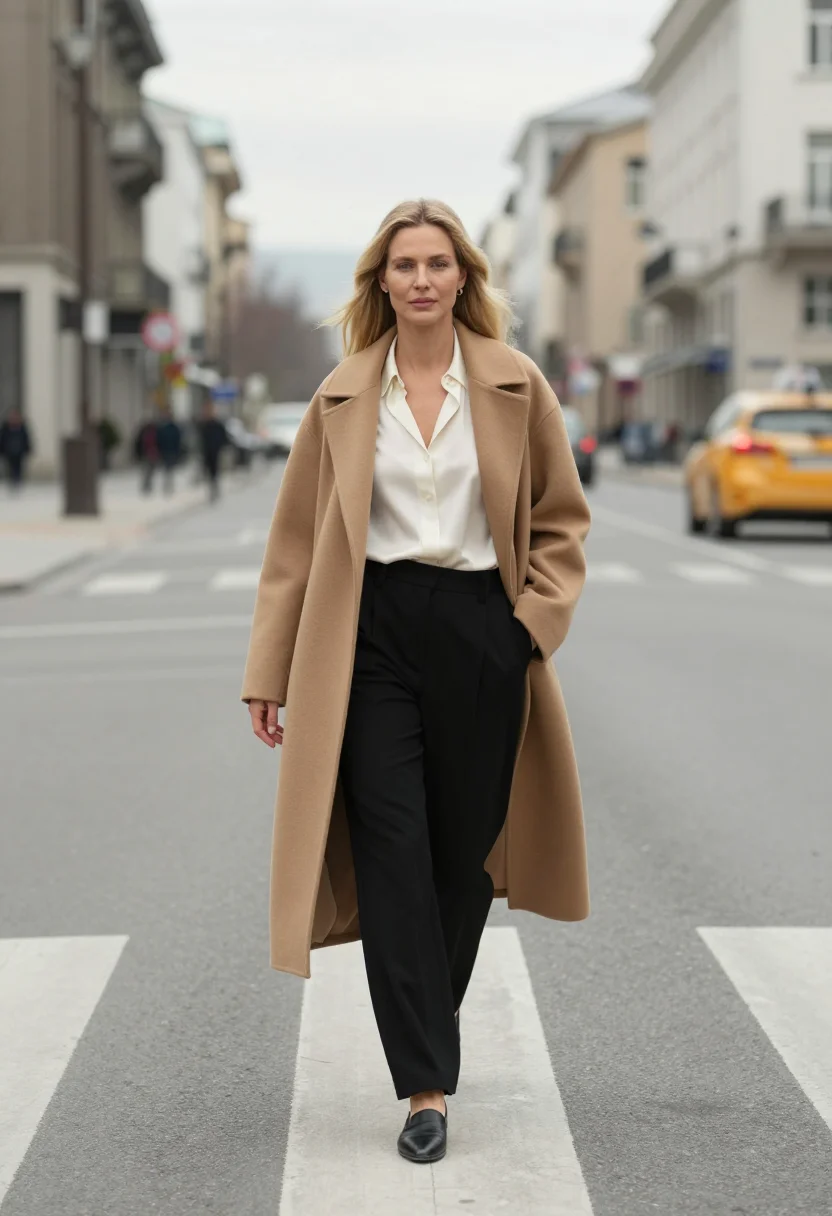 AI celine minimal sample — portrait of a woman, full-length portrait of a Western-Europ