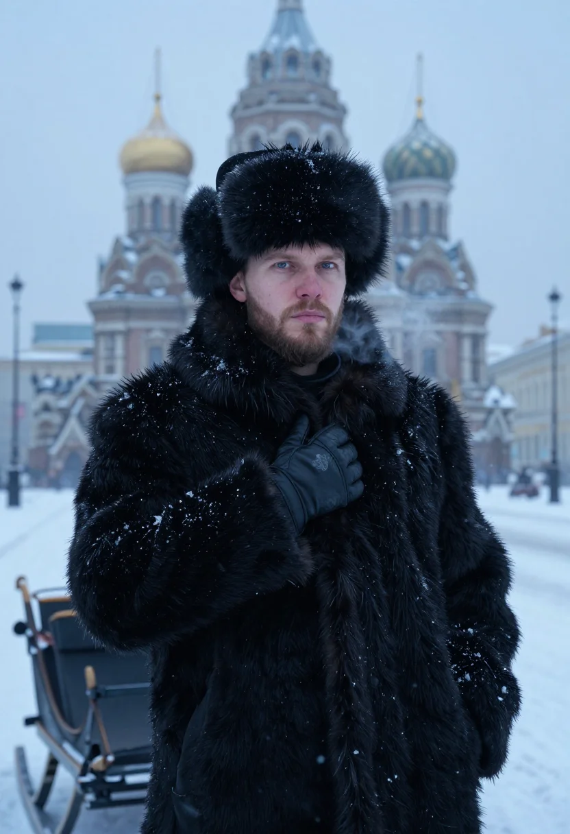 AI chaliapin sample — portrait of a man, close half-length portrait of a Russian m
