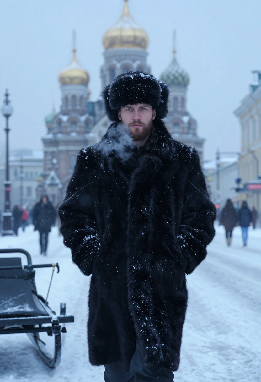 AI chaliapin sample — portrait of a man, three-quarter-length portrait of a Russia