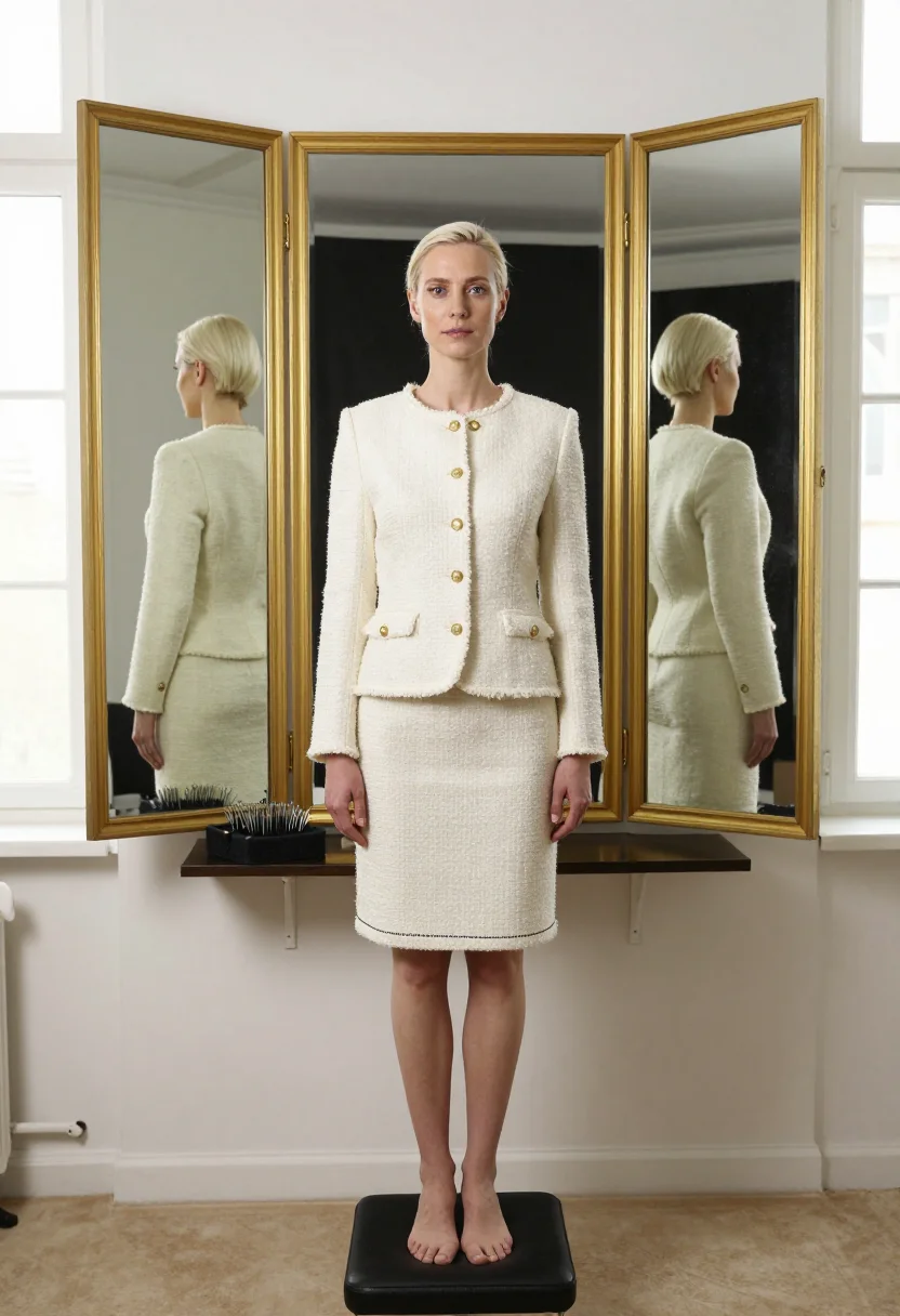 AI chanel cambon sample — portrait of a woman, full-length portrait of a Western-Europ