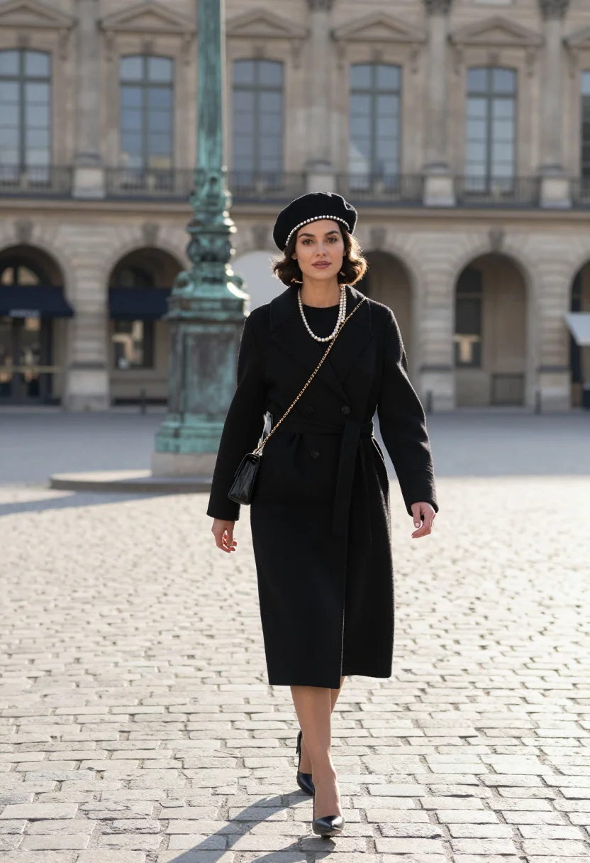 AI chanel ritz sample — portrait of a woman, full-length portrait of a French woman