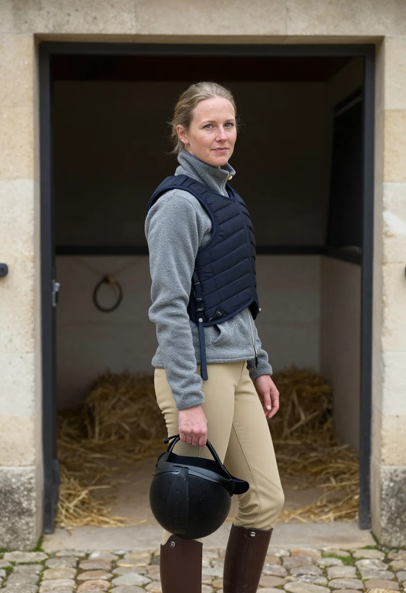 AI chantilly gallops sample — portrait of a woman, waist-up portrait of a Western-European