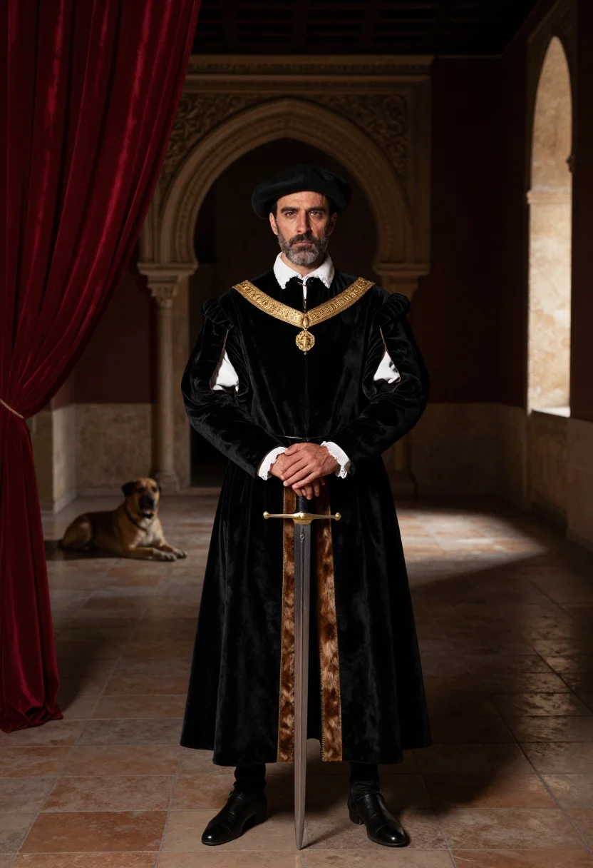 AI charles quint sample — portrait of a man, full-length portrait of a Western-Europea