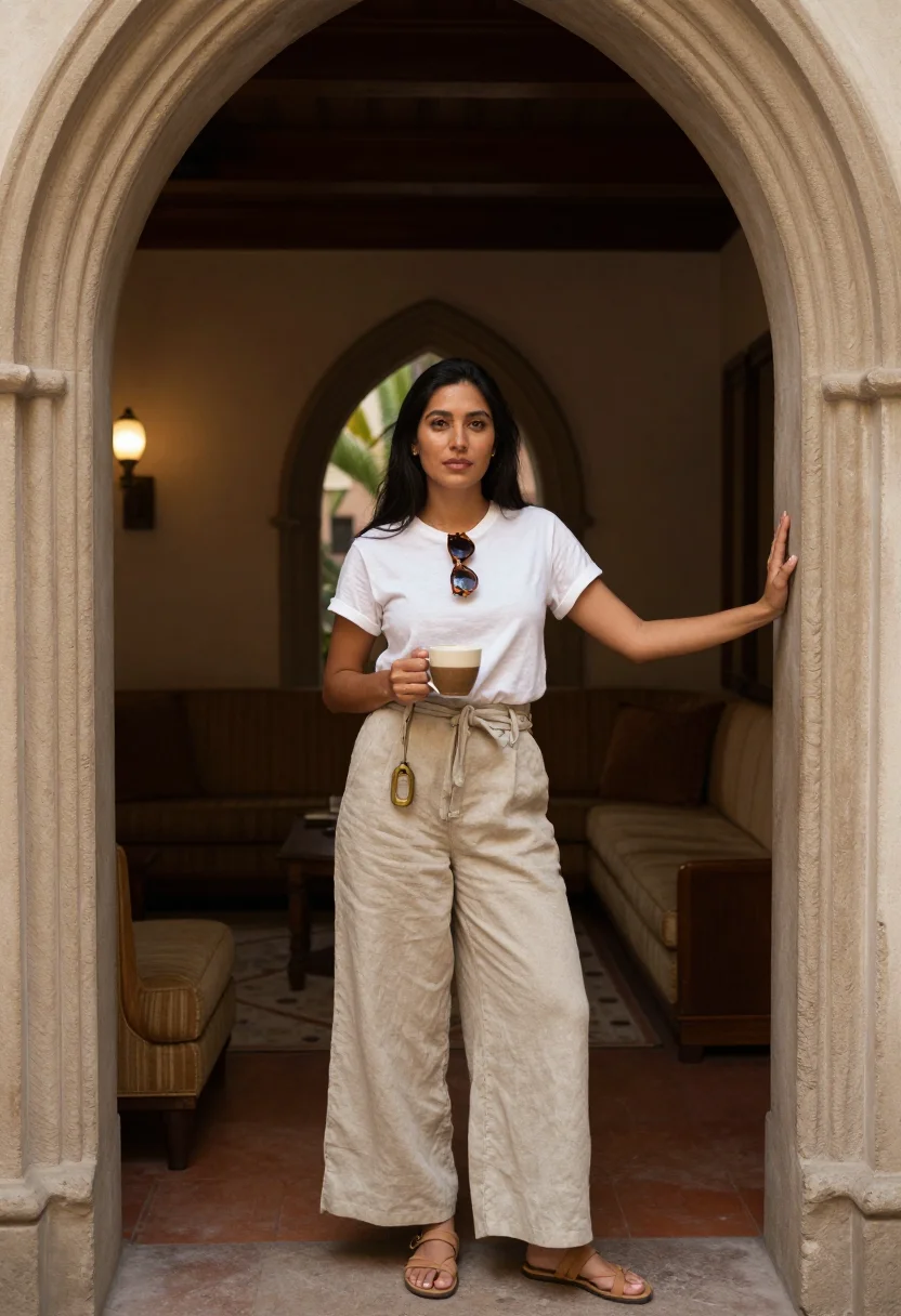 AI chateau marmont sample — portrait of a woman, half-length portrait of a Mexican woman