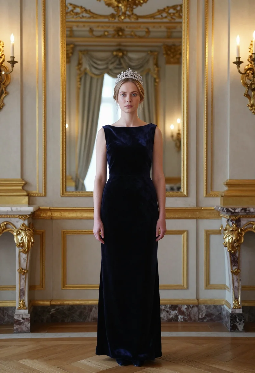 AI chaumet diademe sample — portrait of a woman, full-length portrait of a Western-Europ